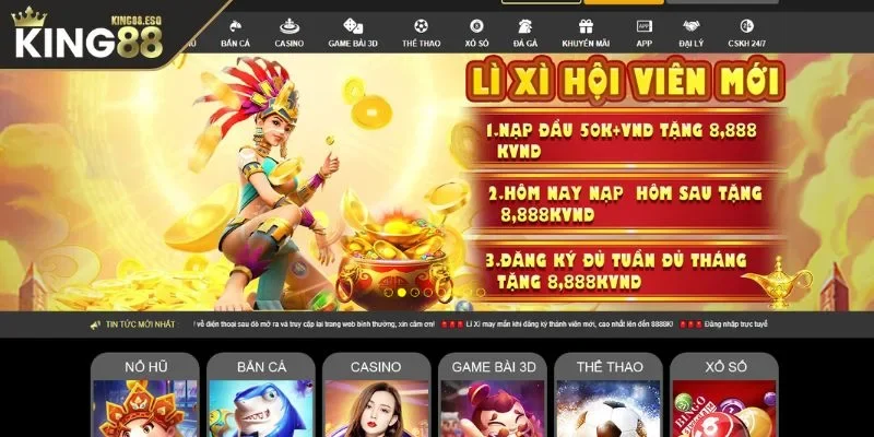 Nạp tiền king88 nơi hội tụ của niềm vui cá cược bất tận